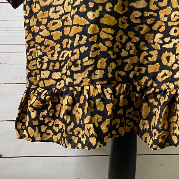 Who What Wear Leopard Dress Plus Sz 1X - Picture 6 of 11